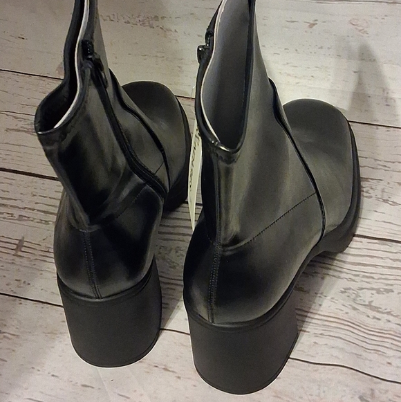 No Boundaries Women's Black Platform Dress Boots Size 11 - Picture 5 of 8
